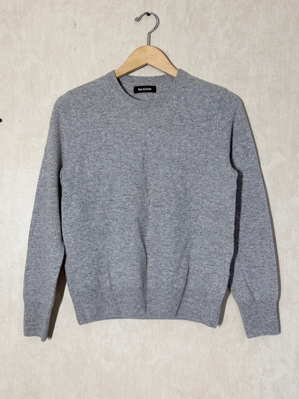 NAADAM Women’s The Original 100% Cashmere Sweater Minimalist in Gray S